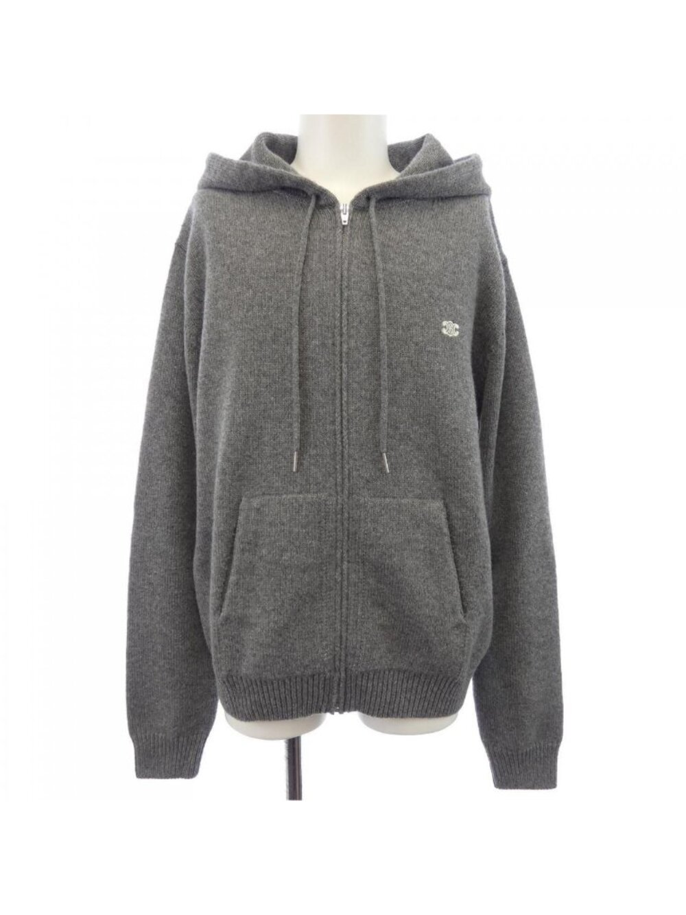 Celine Triomphe Hoodie Gray